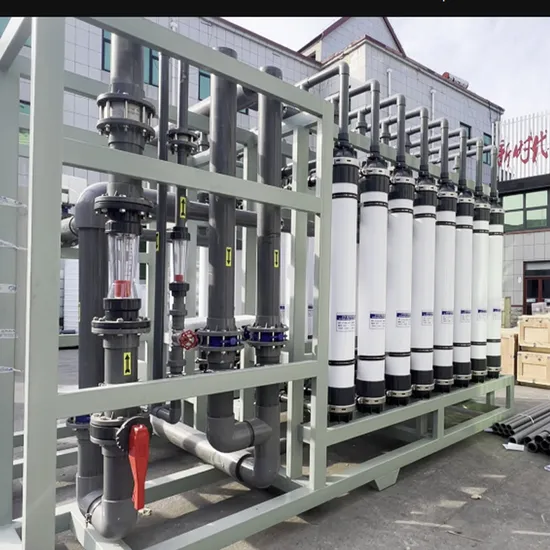 50t/H Ultrafiltration Water Treatment Water Purification Mineral Water Treatment Industrial Water Filtration RO Pretreatment Large Flux UF System Equipment